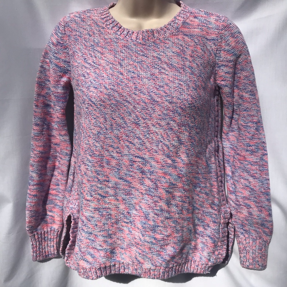 GAP Kids Marled Sweater - Pink/Purple